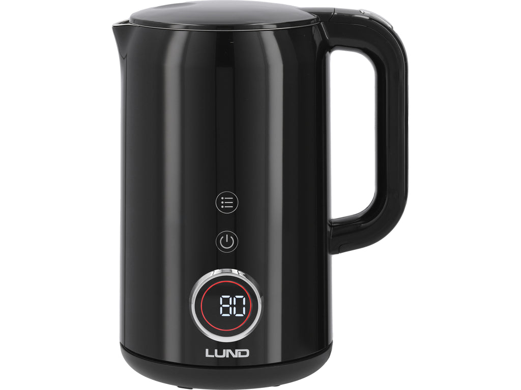 Elektrische Waterkoker 1,7L, Temperatuuraanpassing. Zwart
