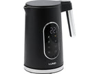 Elektrische waterkoker 1,7L, temperatuurregeling, zwart