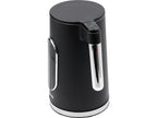 Elektrische waterkoker 1,7L, temperatuurregeling, zwart