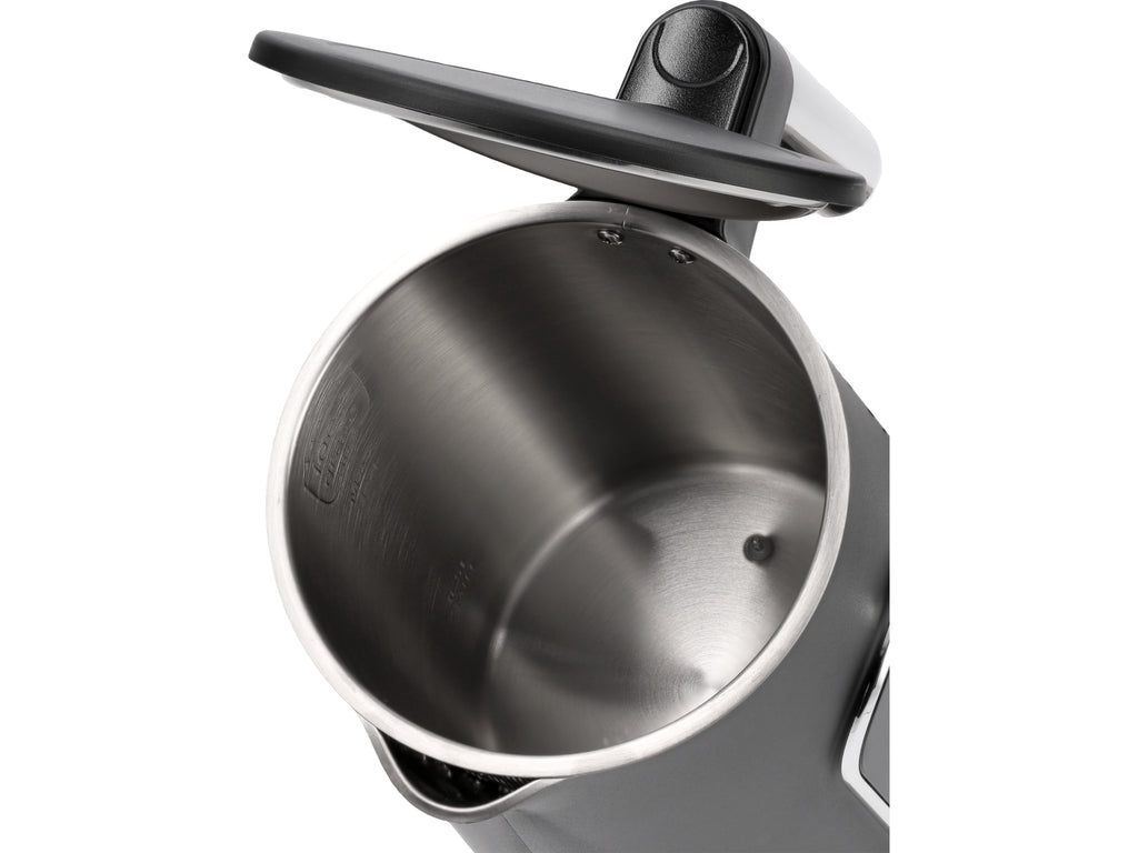 Elektrische waterkoker 1,7L, temperatuurregeling, zwart