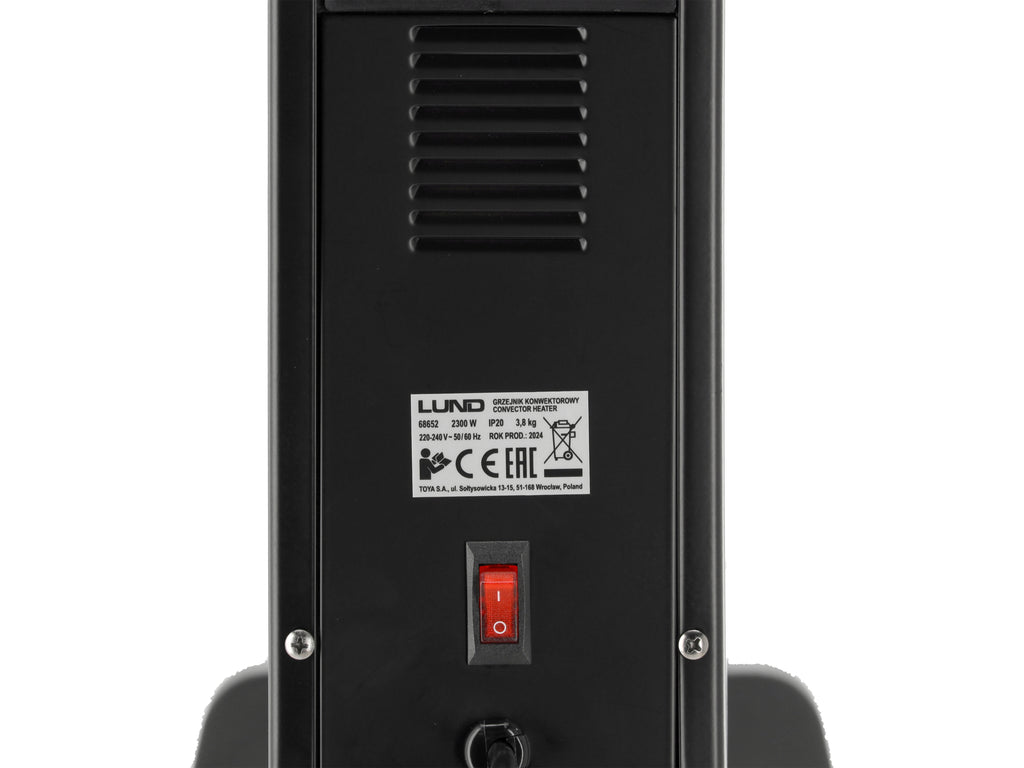 Convectorverwarmer 2300W, Lcd-Paneel