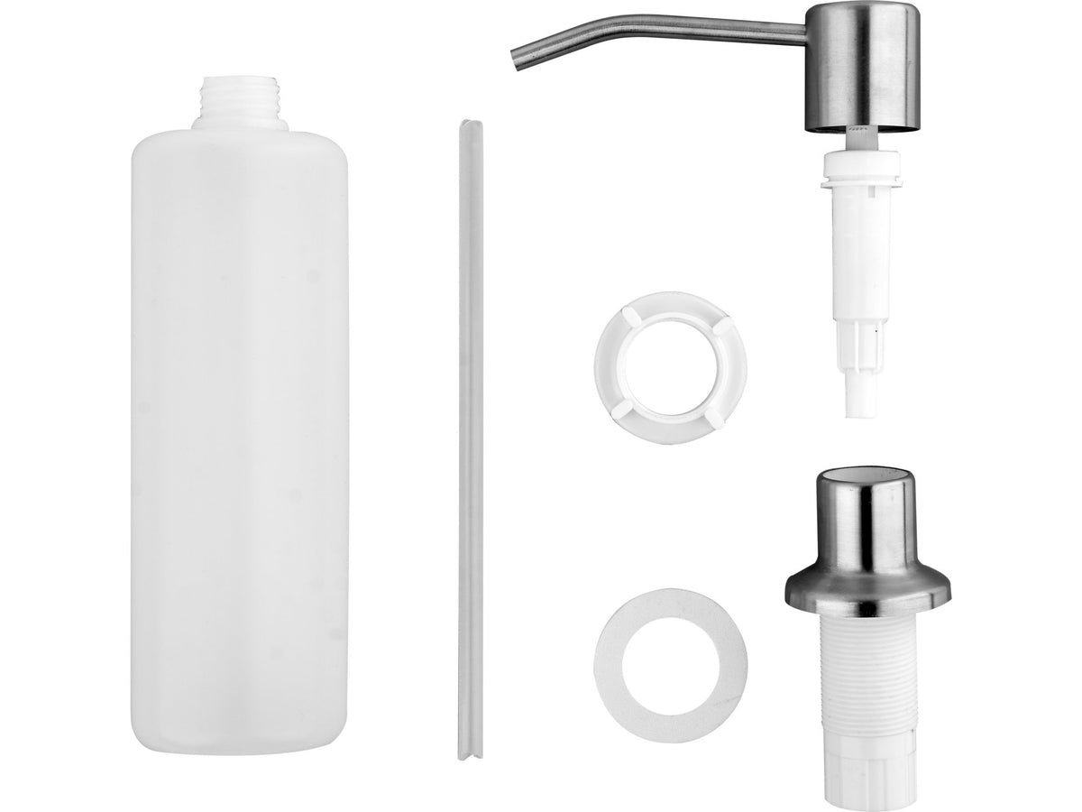 Vaatwasvloeistofdispenser, Geborsteld Staal