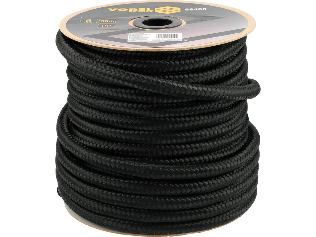 Lina Gewikkeld Zwart Pp Op Spoel 20MM 50M