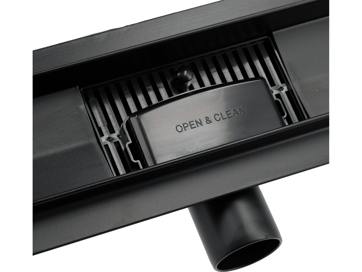 <code>LINEAR DRAIN WET DRY ZWART 80 CM</code>
