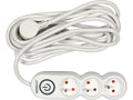 Verlengkabel Stekkerstrip 3 Sockets Met Aardingschakelaar 5M 1,5MM2