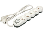 Verlengsnoer Stekkerstrip 5 Sockets Met Aardingschakelaar 1,5M 1,5MM2