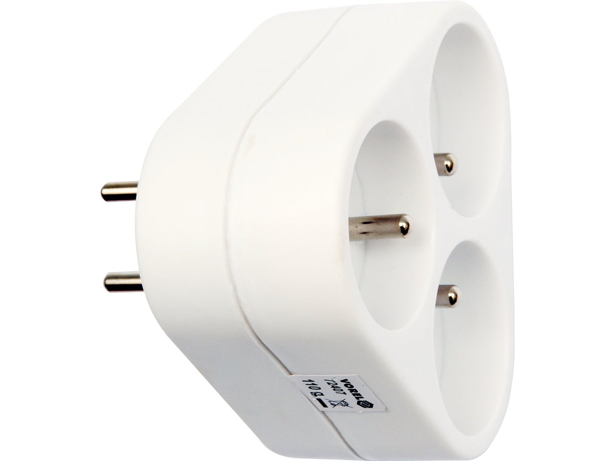 Splitter 3 Stopcontact Met Aarding