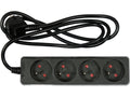 Elektrische Verlengkabel 4 Stopcontact 1,5M