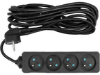 Elektrische Verlengkabel 4 Stopcontact 5 M