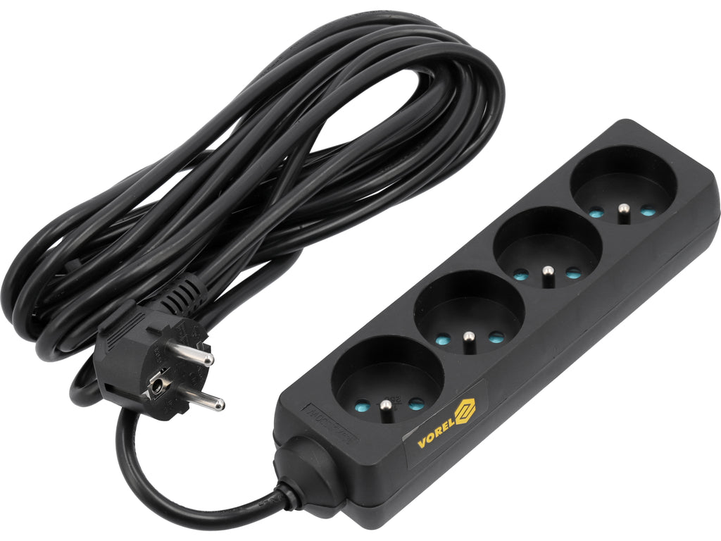 Elektrische Verlengkabel 4 Stopcontact 5 M