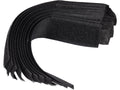 Klittenband 150MM 10ST. ZWART