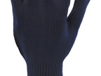 Katoenen-Polyester Handschoenen, Gespot, Marineblauw, 'Psd'