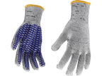 Katoenen En Polyester Handschoenen Met PVC Gaas, Kruis
