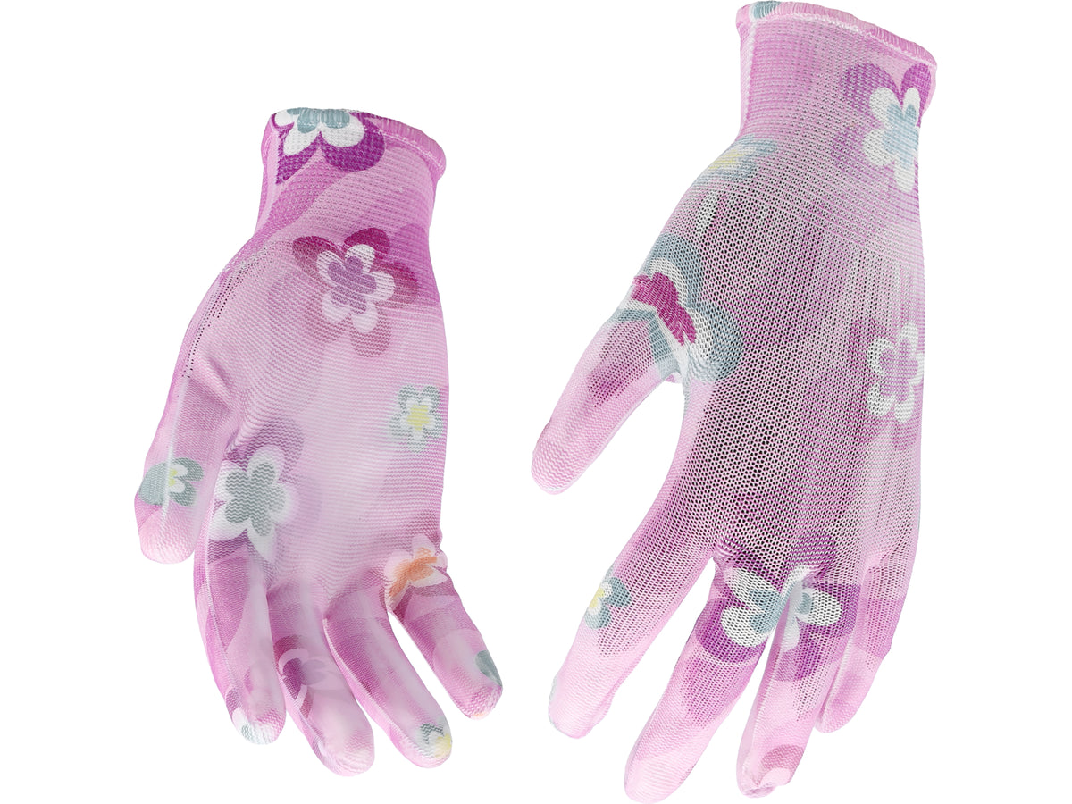 Bloemen Tuinhandschoenen - Licht Roze
