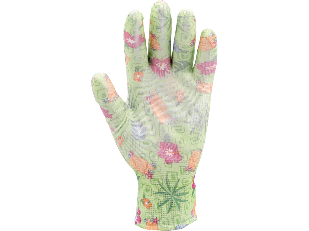 Tuinhandschoenen - Bloemen - Groen