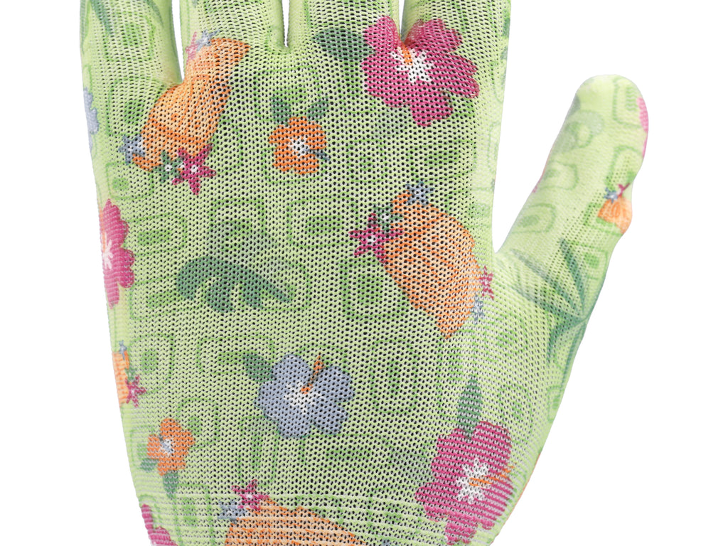 Tuinhandschoenen - Bloemen - Groen