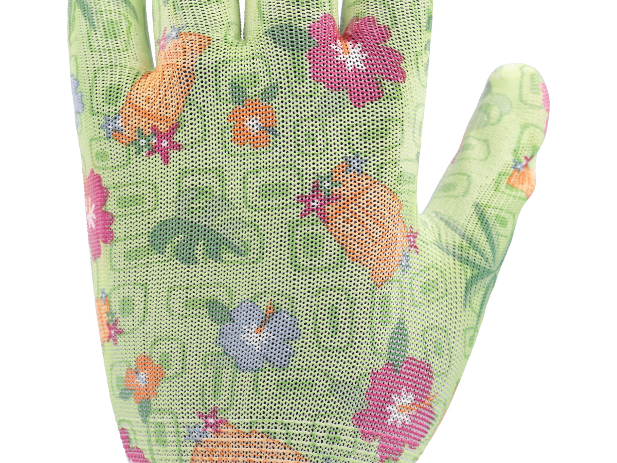 Tuinhandschoenen - Bloemen - Groen