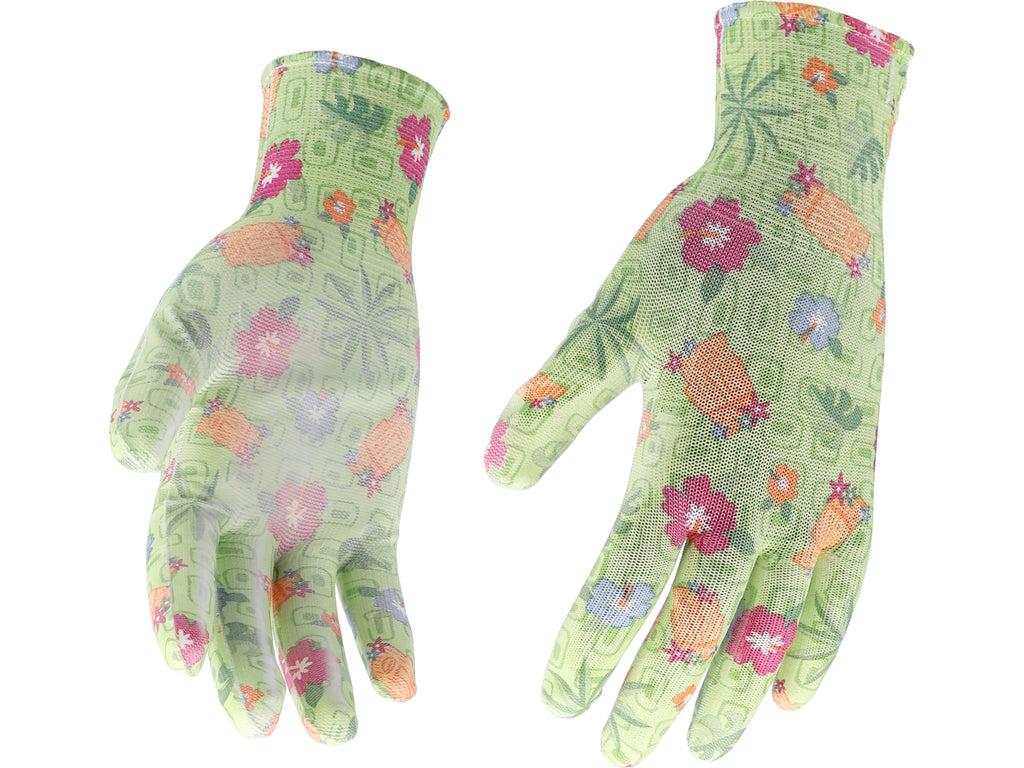Tuinhandschoenen - Bloemen - Groen