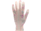 Tuinhandschoenen. Bloemen - Beige 8''