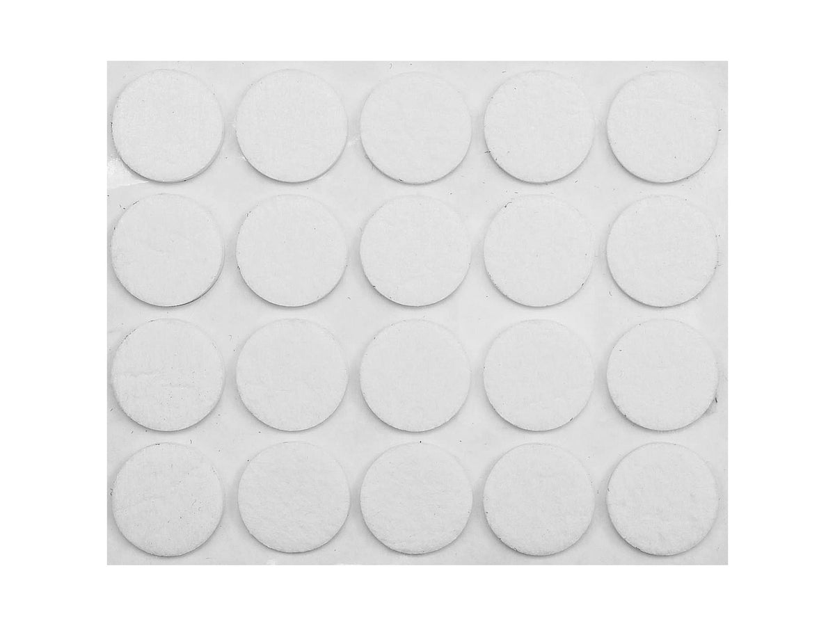 Viltenblokjes 20 MM Wit