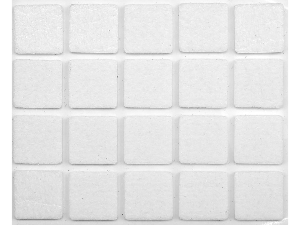 Viltenblokken 20X20 MM Wit
