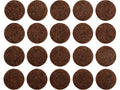 Viltenblokjes 20 MM Bruin