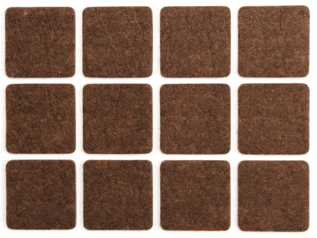 Viltenpads 28X28 MM Bruin