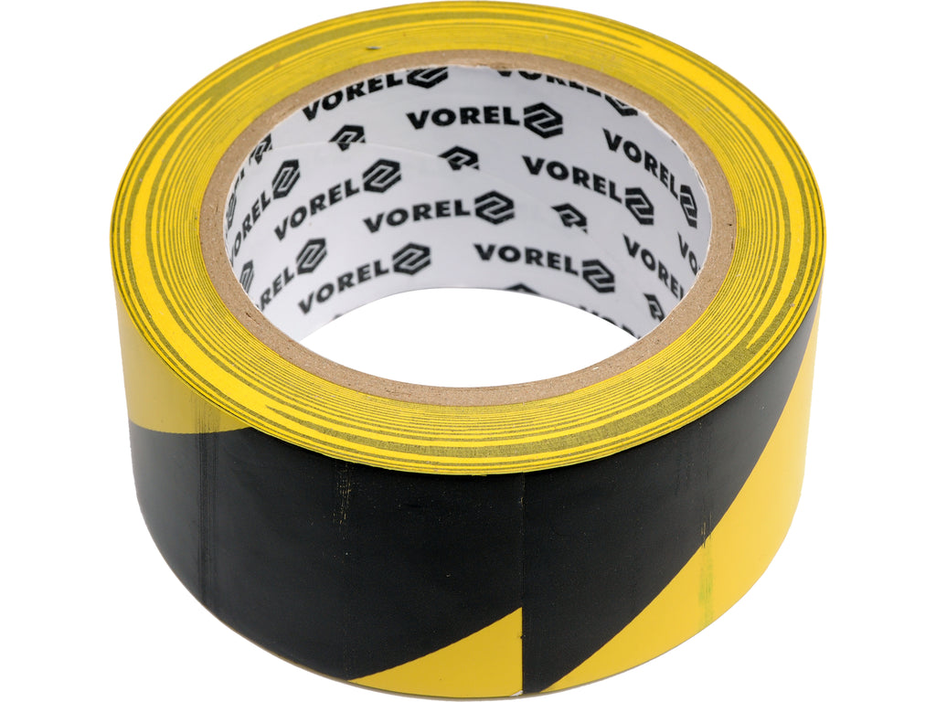 Waarschuwingstape, Kleef, Geel/Zwart 48 MM X 33 M