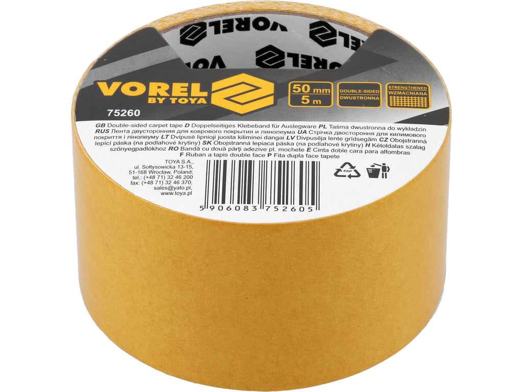 Dubbelzijdige Tape Voor Tapijten 50 MM X 5 M