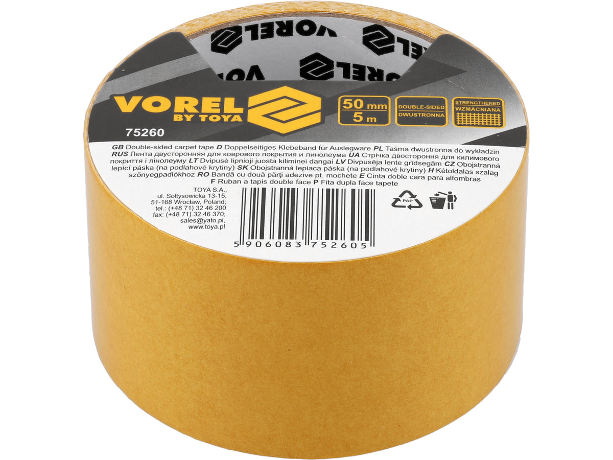 Dubbelzijdige Tape Voor Tapijten 50 MM X 5 M