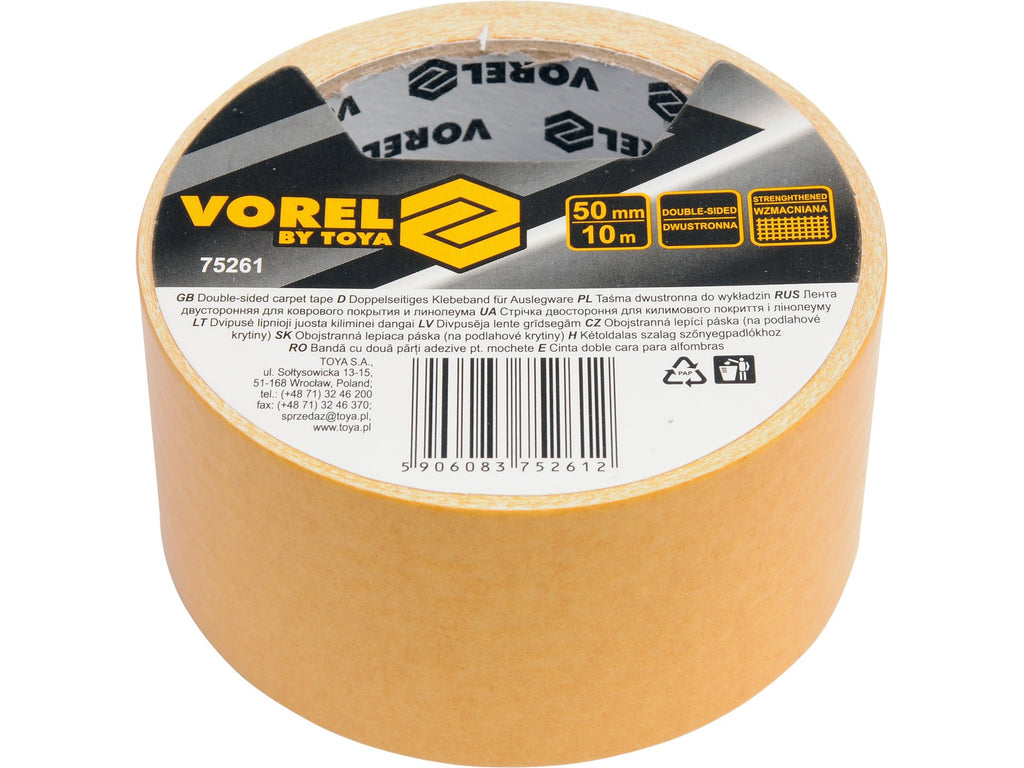 Dubbelzijdige Tape Voor Tapijten 50 MM X 10 M