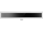 Lineaire Drain Zwart Glas 90 CM Nat&Droog