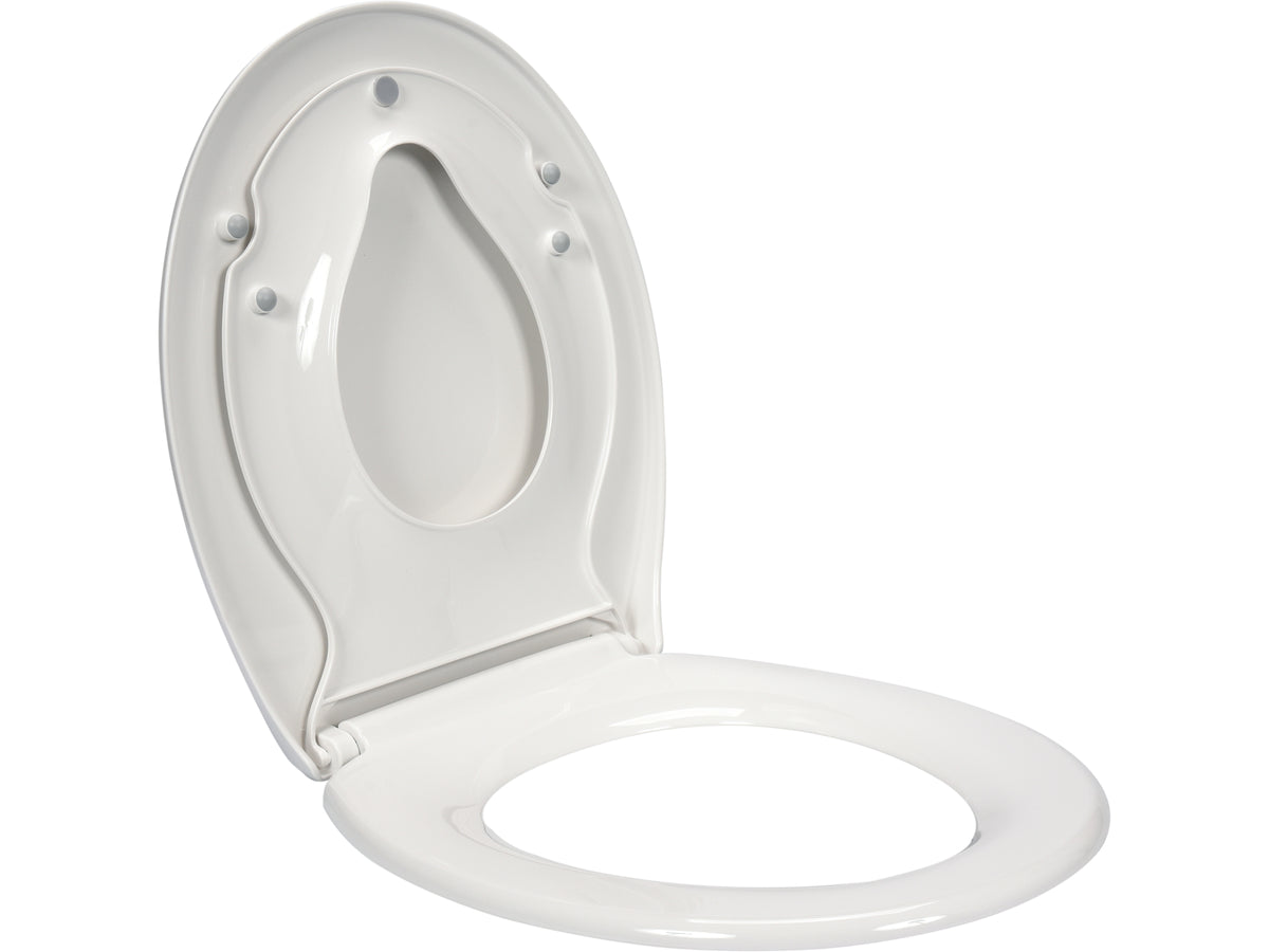 2IN1 Pp-O Langzaam Sluitende Wc-Zitting