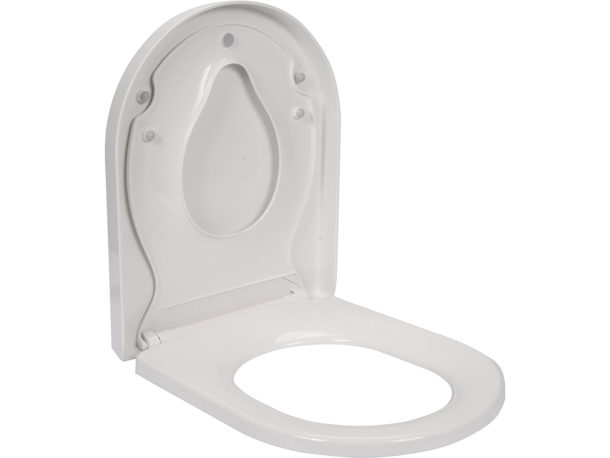 2IN1 Pp-D Langzaam Sluitende Wc-Zitting