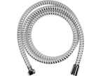 Doucheslang 1,5M PVC Glad Chroom-Wit Antitwist