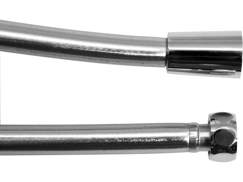 Doucheslang 1,5M PVC Glad Extra Zilver Antitwist
