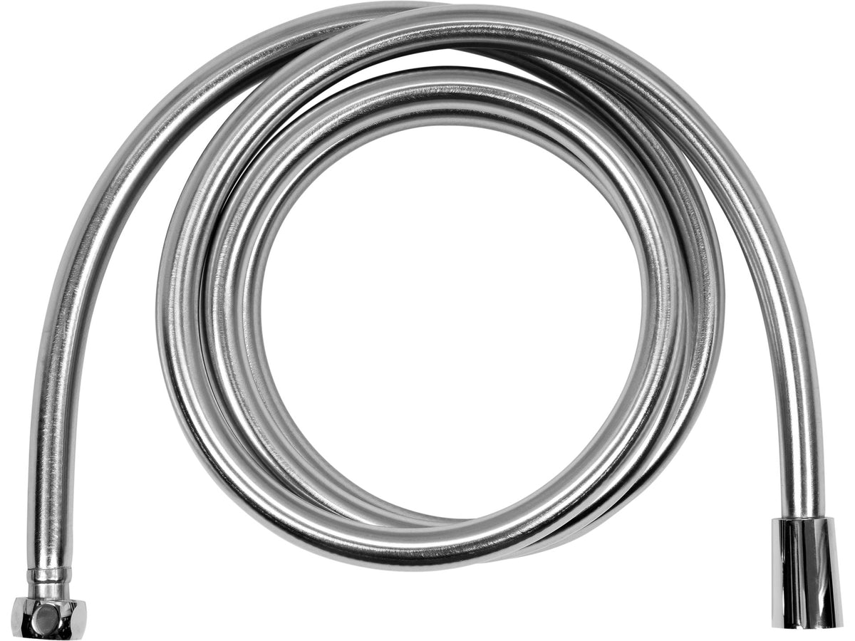 Doucheslang 2,0M PVC Glad Extra Zilver Antitwist