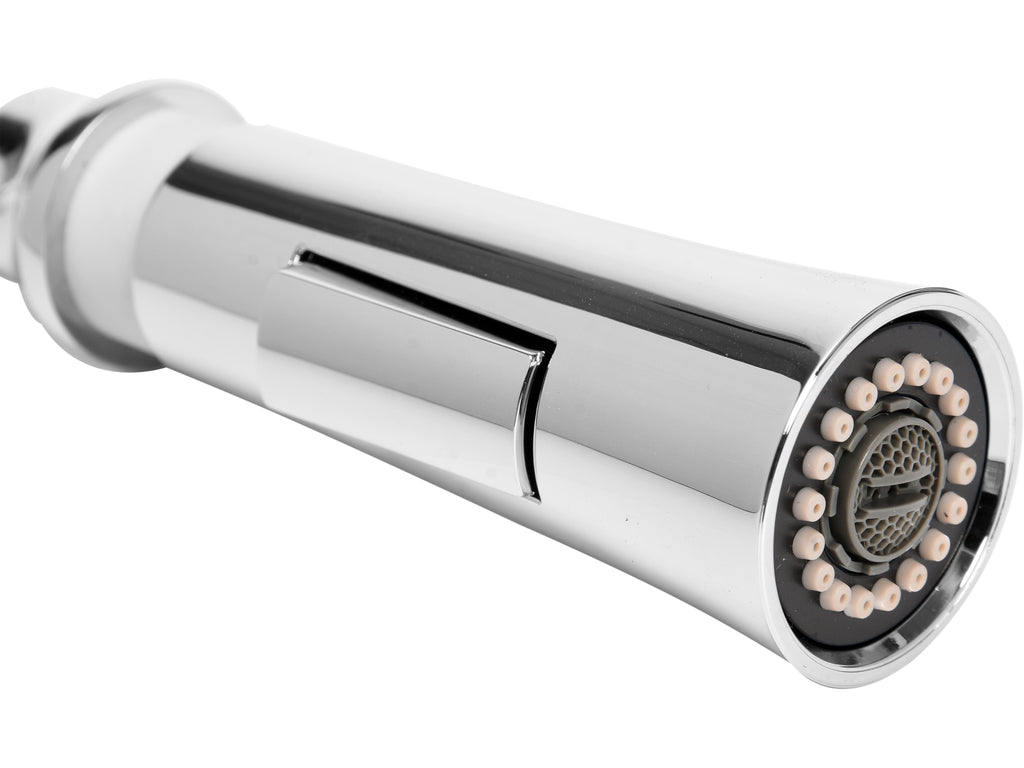 Spoelbakkraan met flexibele uitloop FLEXIBEL 2-WIT
