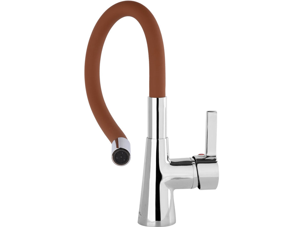 'FLEXIBLE' BRUINE SINK kraan