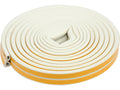 Pakking Voor Ramen En Deuren, Epdm, Type D, Wit, 6M