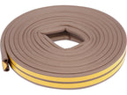 Pakking Voor Ramen En Deuren, Epdm, Type P, Bruin, 6M
