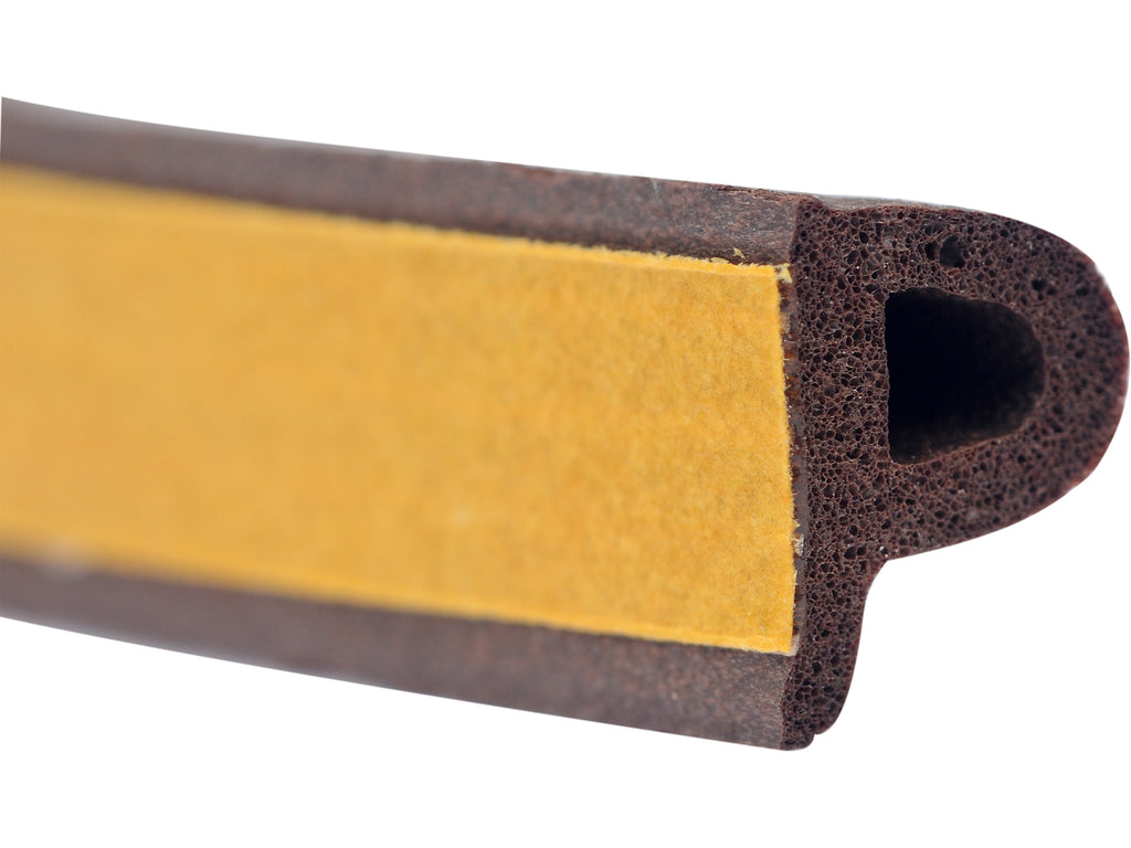 Pakking Voor Ramen En Deuren, Epdm, Type P, Bruin, 6M