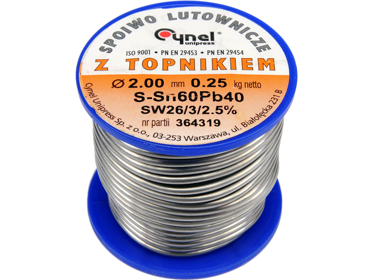 Soldeerbindmiddel Sn60pb40 2.0/250