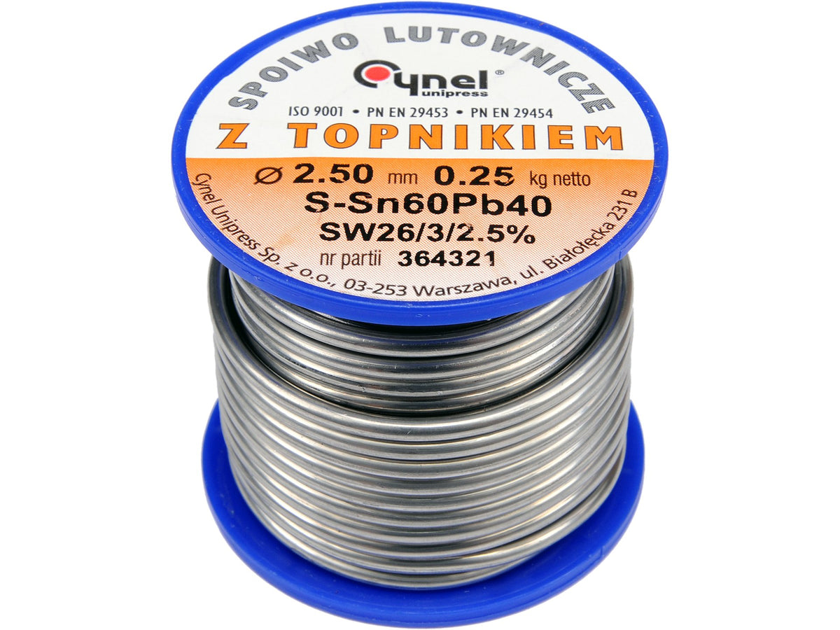 Soldeerbindmiddel Sn60pb40 2,5/250