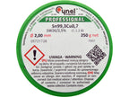 Binder, Loodvrij Soldeerdraad Met Vloeistof Op Spoel 2.0MM, 250G, Sn99,3cu0.7