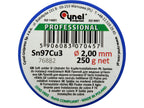 Bindmiddel, Soldeerdraad Voor Koperinstallaties Op Een Spoel 2.0MM, 250G, Sn97cu3