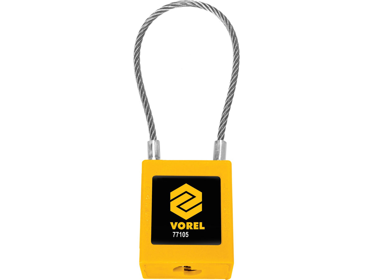 Hangslot Met Kabel, Nylon Gecoat