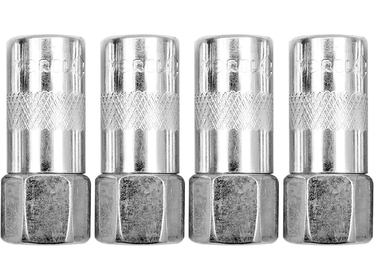 Set Van 4-KAAKBEVESTIGINGEN Voor Smeerpistolen, 4 Stuks.