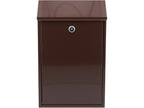 Brievenbus 400X250X100MM - Bruin