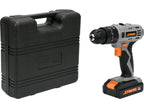 Boormachine Met Slag 18V + 1 X Batterij 1,3AH Li-Ion; 3-5 Uur Oplader
